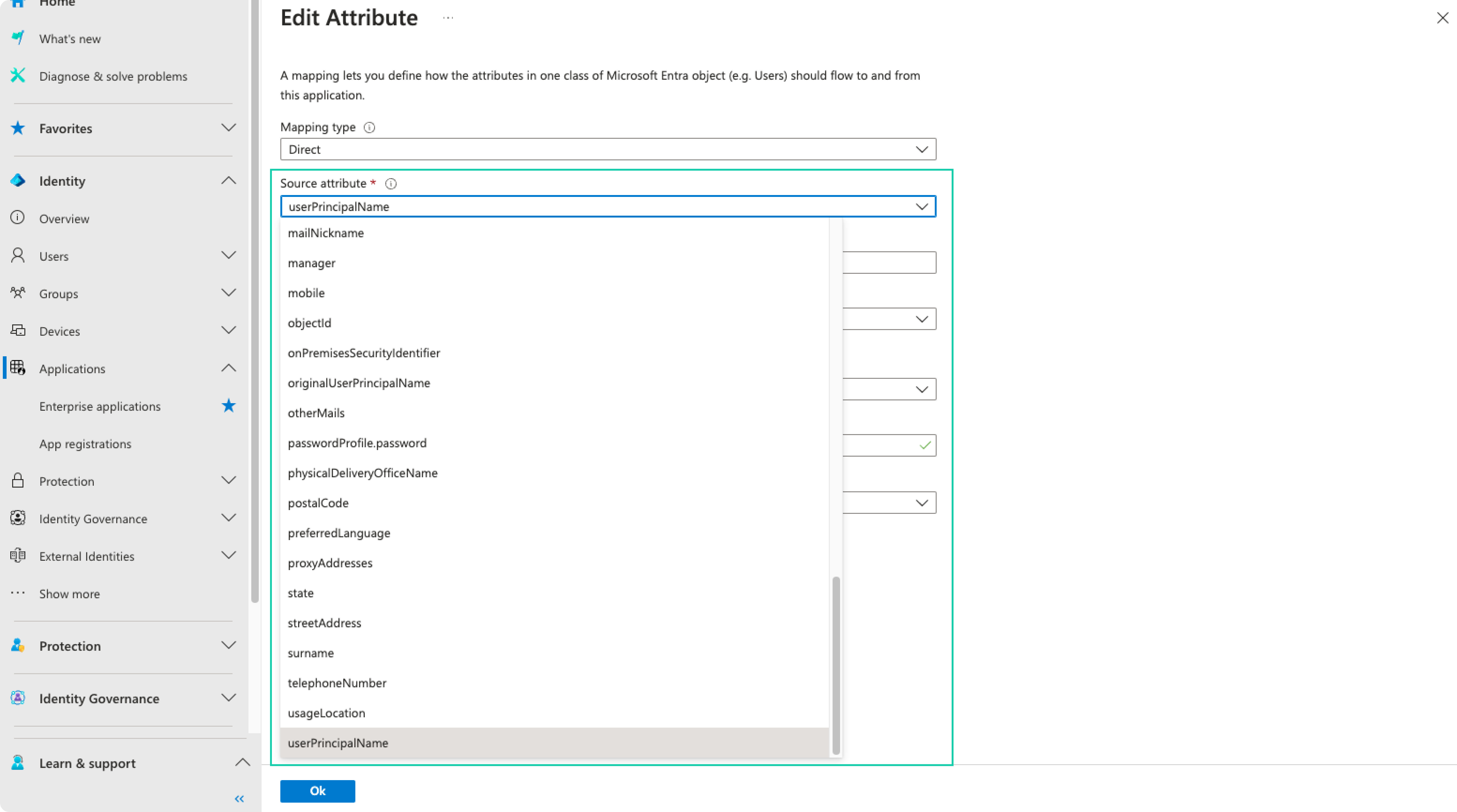 edit provisioning